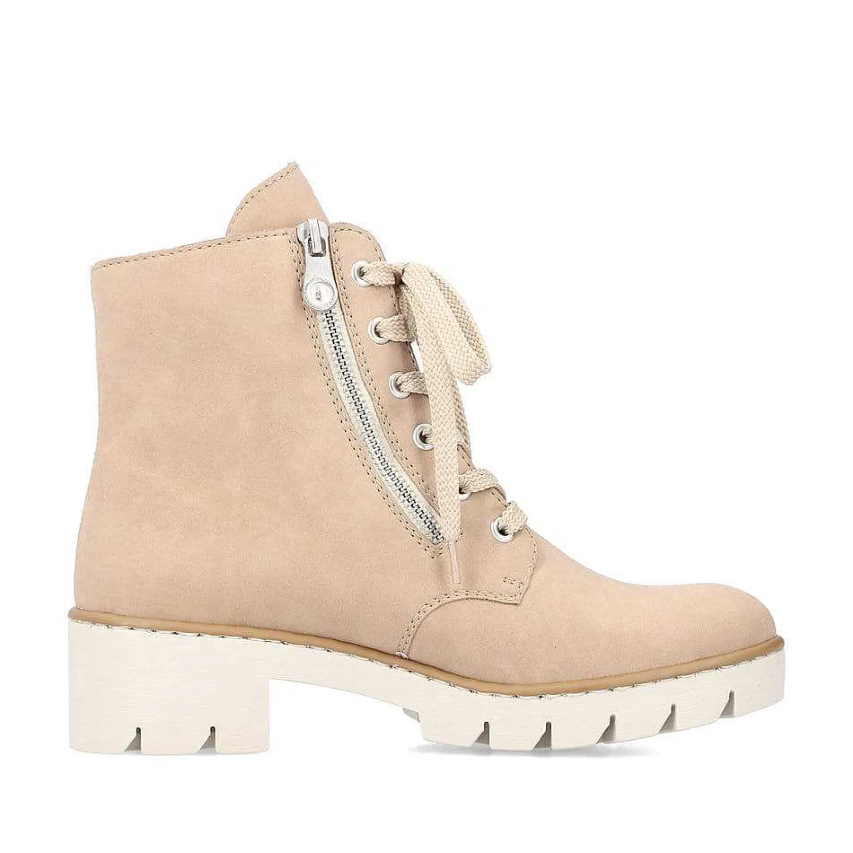 Rieker Ankle Boots & Boots-Women'S Corded Boots Cream Beige