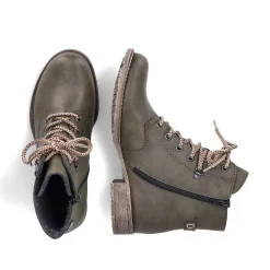 Rieker Ankle Boots & Boots-Women'S Corded Boots Olive Green