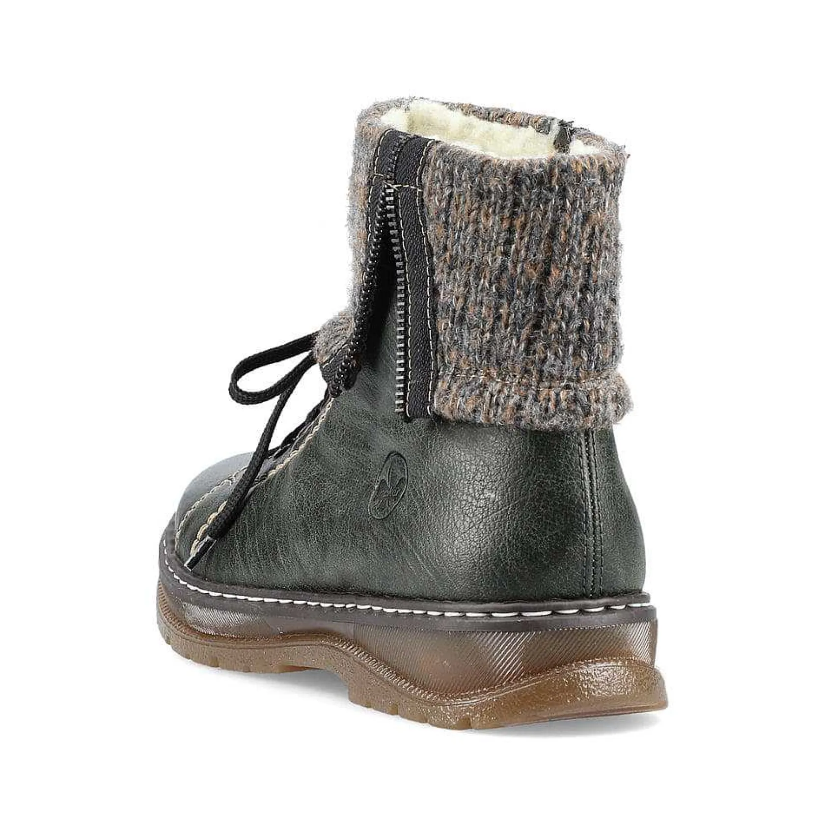 Rieker Ankle Boots & Boots-Women'S Corded Boots In Green Grey