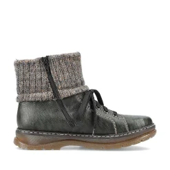 Rieker Ankle Boots & Boots-Women'S Corded Boots In Green Grey