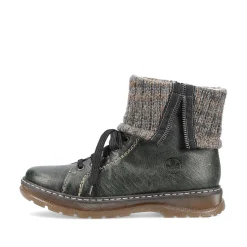 Rieker Ankle Boots & Boots-Women'S Corded Boots In Green Grey