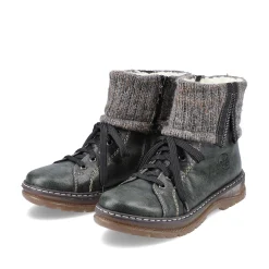 Rieker Ankle Boots & Boots-Women'S Corded Boots In Green Grey