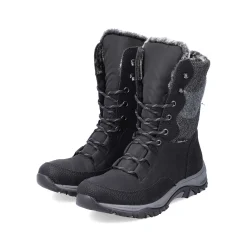 Rieker Ankle Boots & Boots-Women'S Corded Boots Deep Black