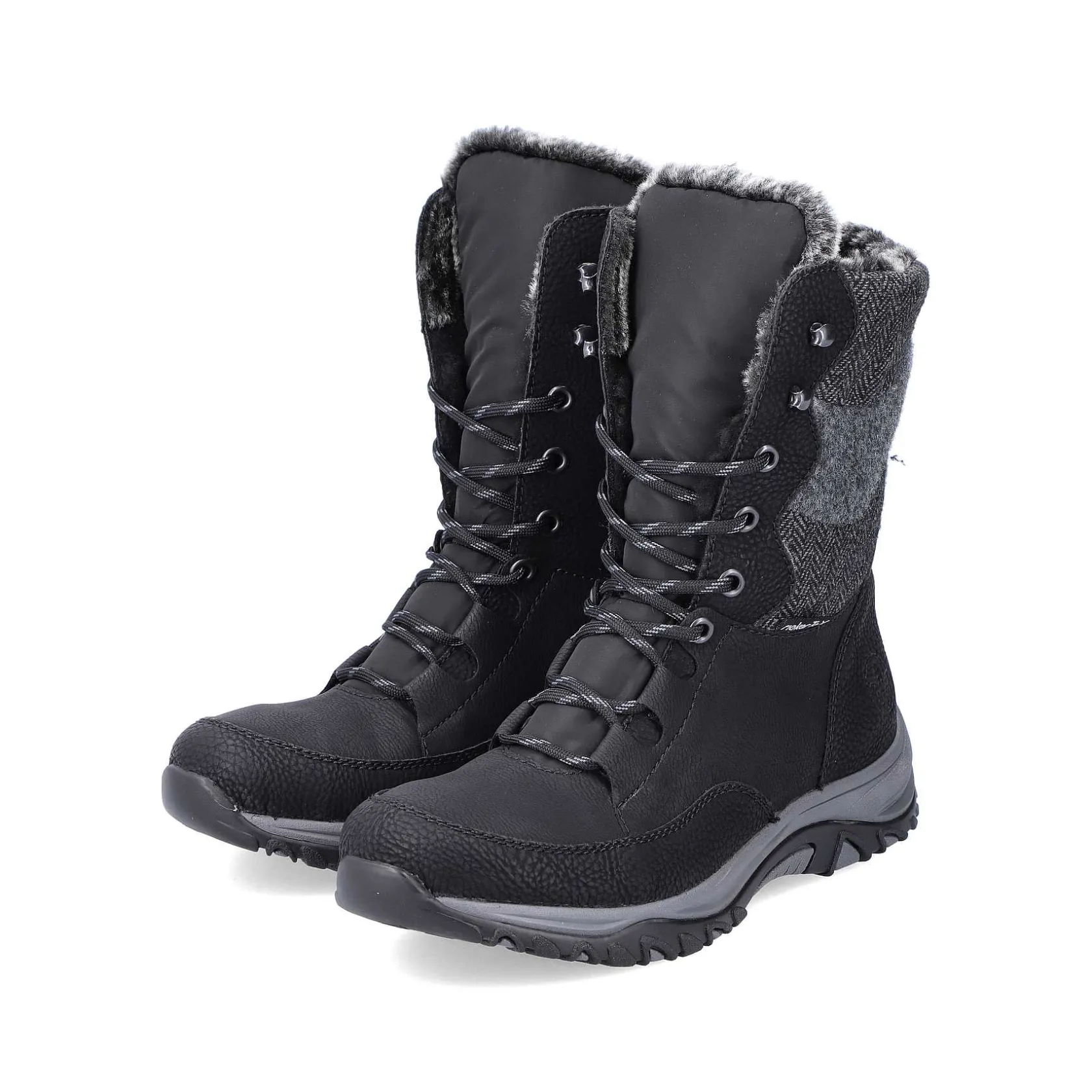 Rieker Ankle Boots & Boots-Women'S Corded Boots Deep Black