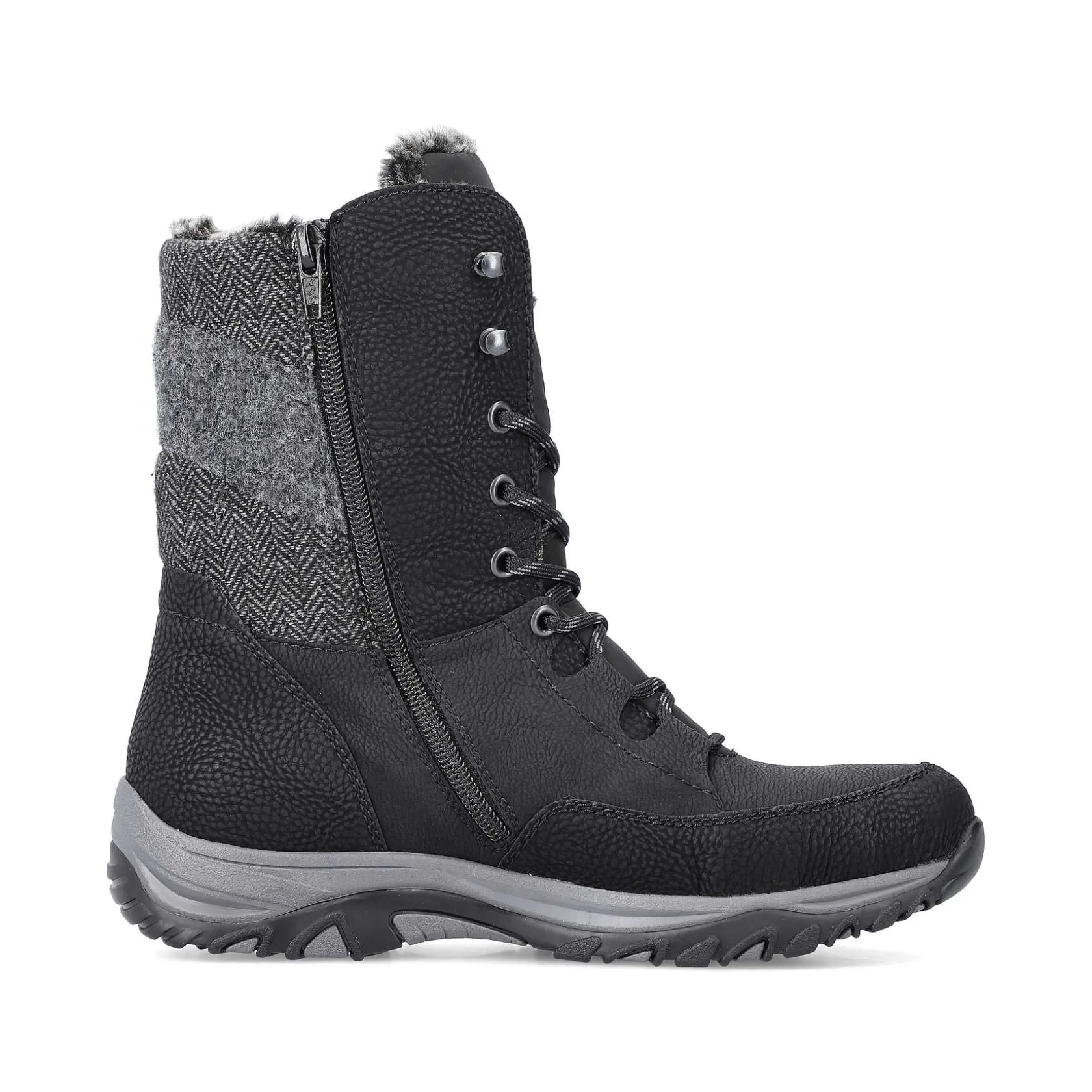 Rieker Ankle Boots & Boots-Women'S Corded Boots Deep Black
