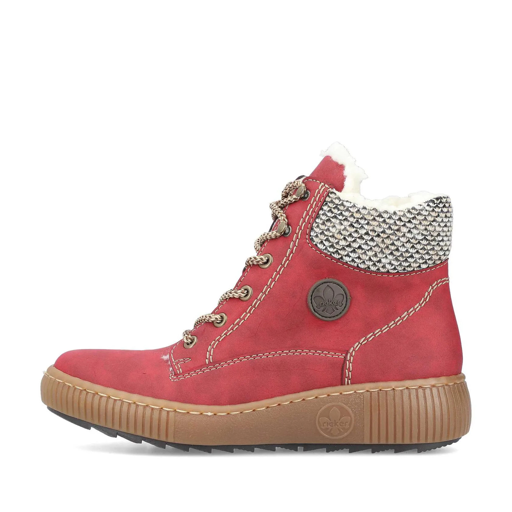 Rieker Ankle Boots & Boots-Women'S Corded Boots Fire Red