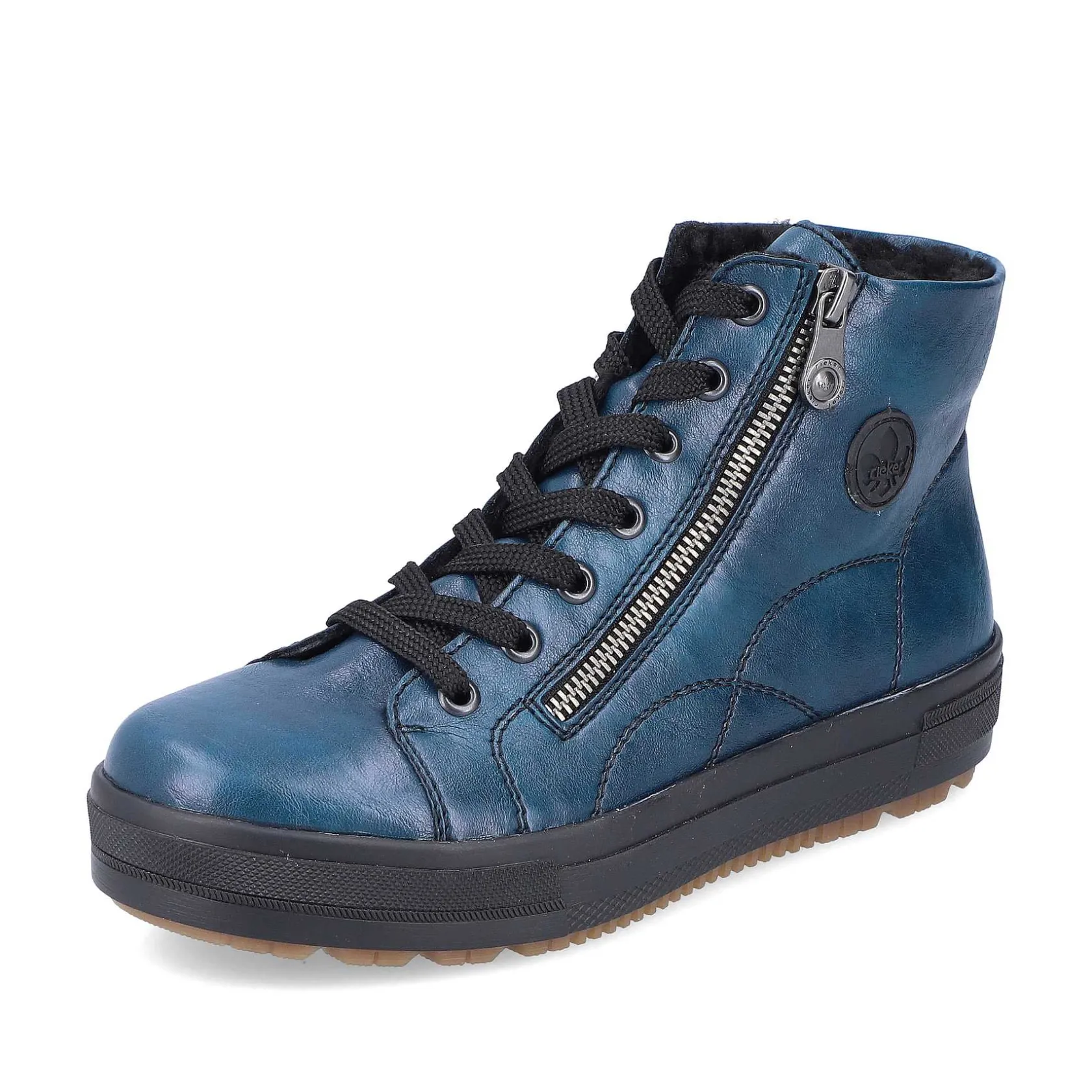 Rieker Ankle Boots & Boots-Women'S Corded Boots Petrol-Black