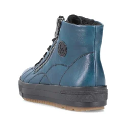 Rieker Ankle Boots & Boots-Women'S Corded Boots Petrol-Black