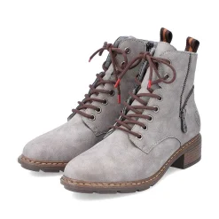 Rieker Ankle Boots & Boots-Women'S Corded Boots Silver Gray