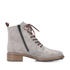 Rieker Ankle Boots & Boots-Women'S Corded Boots Silver Gray