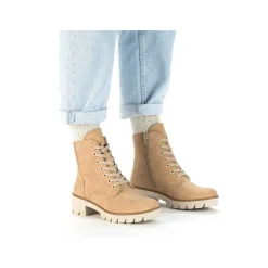 Rieker Ankle Boots & Boots-Women'S Corded Boots Brown Beige