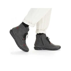 Rieker Ankle Boots & Boots-Women'S Corded Boots Anthracite