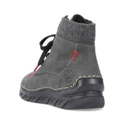 Rieker Ankle Boots & Boots-Women'S Corded Boots Anthracite