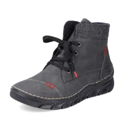 Rieker Ankle Boots & Boots-Women'S Corded Boots Anthracite