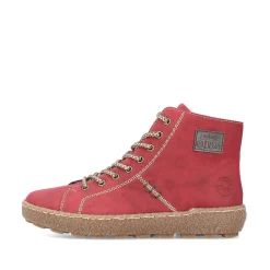 Rieker Ankle Boots & Boots-Women'S Corded Boots Strawberry Red