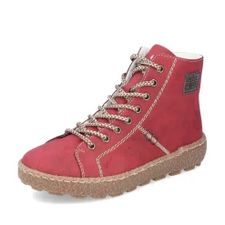 Rieker Ankle Boots & Boots-Women'S Corded Boots Strawberry Red