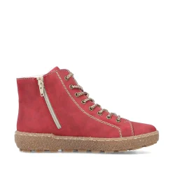 Rieker Ankle Boots & Boots-Women'S Corded Boots Strawberry Red
