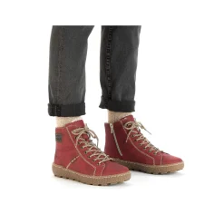 Rieker Ankle Boots & Boots-Women'S Corded Boots Strawberry Red