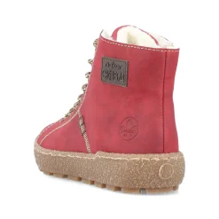 Rieker Ankle Boots & Boots-Women'S Corded Boots Strawberry Red