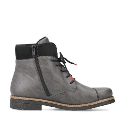 Rieker Ankle Boots & Boots-Women'S Corded Boots Platinum Gray