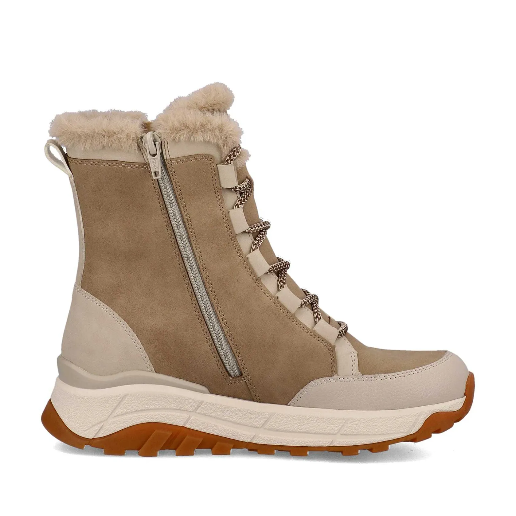 Rieker Ankle Boots & Boots-Women'S Corded Boots Cream Beige