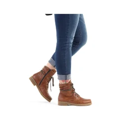 Rieker Ankle Boots & Boots-Women'S Corded Boots Chestnut Brown