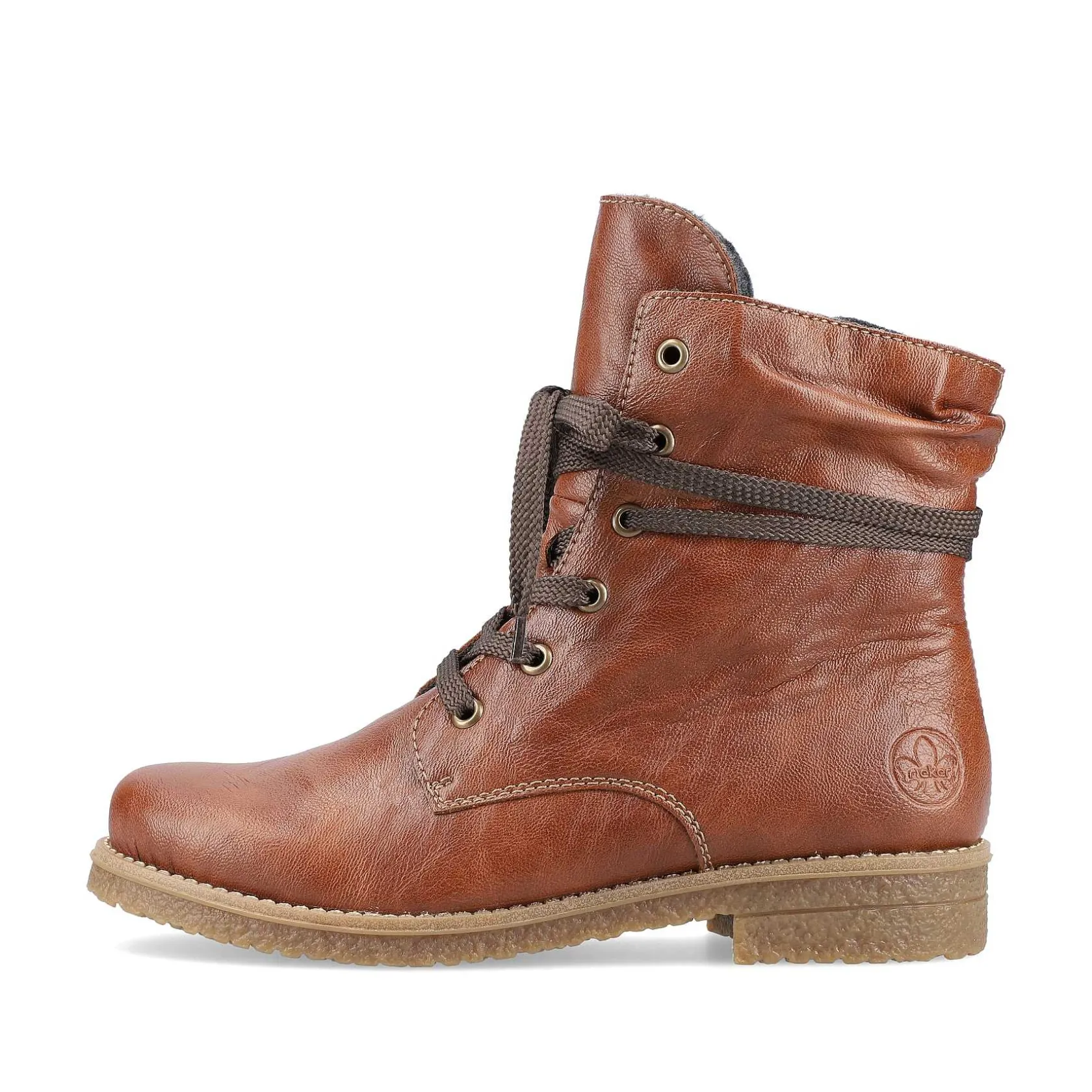 Rieker Ankle Boots & Boots-Women'S Corded Boots Chestnut Brown