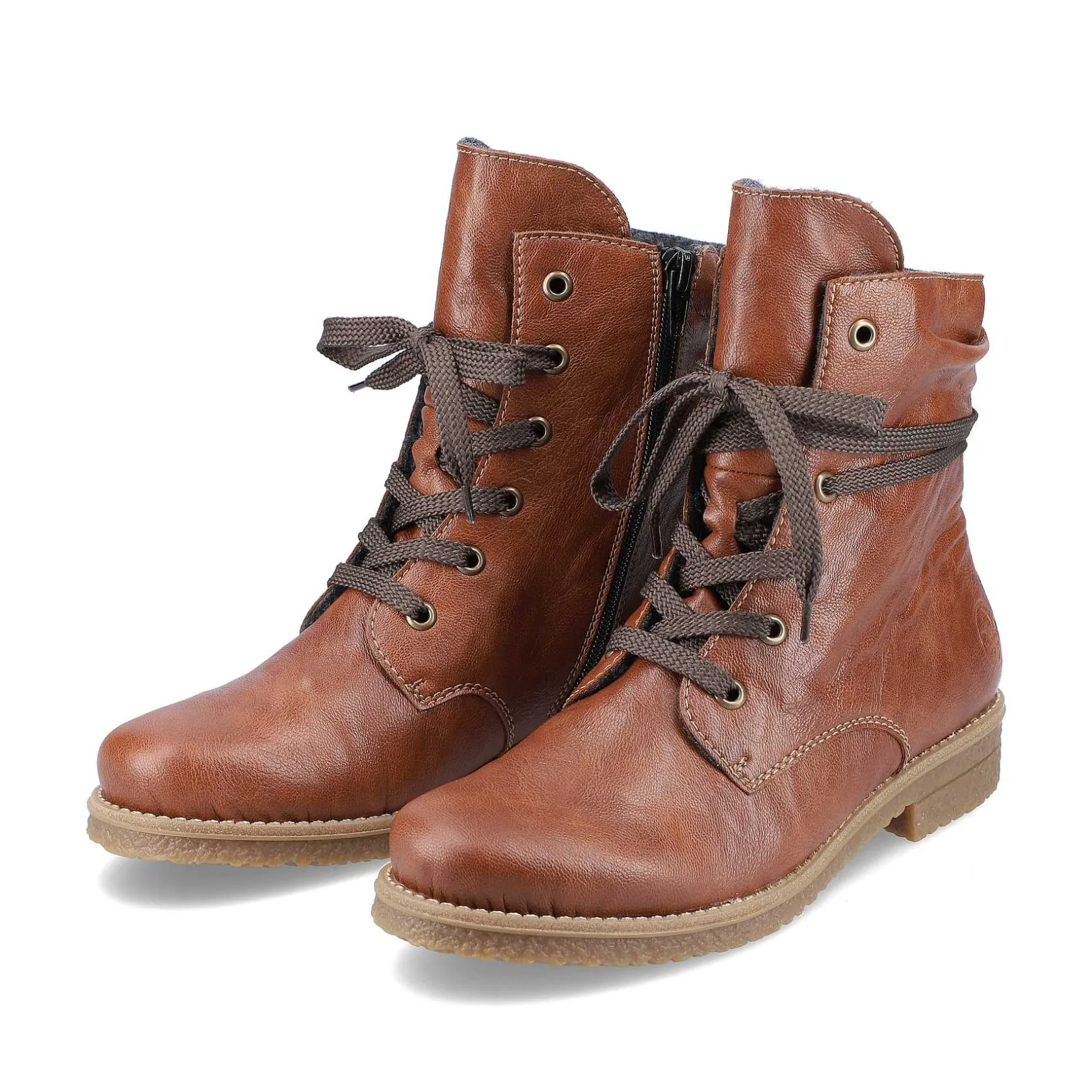 Rieker Ankle Boots & Boots-Women'S Corded Boots Chestnut Brown