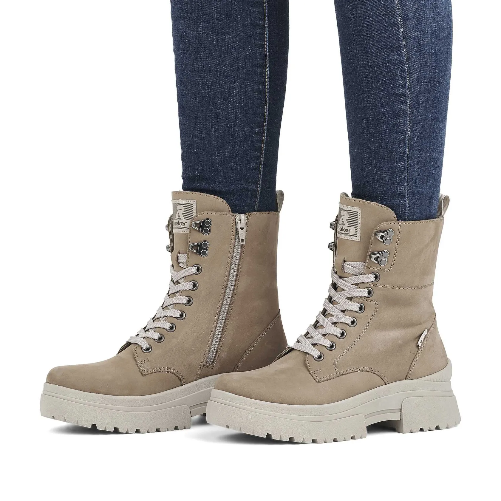 Rieker Ankle Boots & Boots-Women'S Corded Boots Clay Beige
