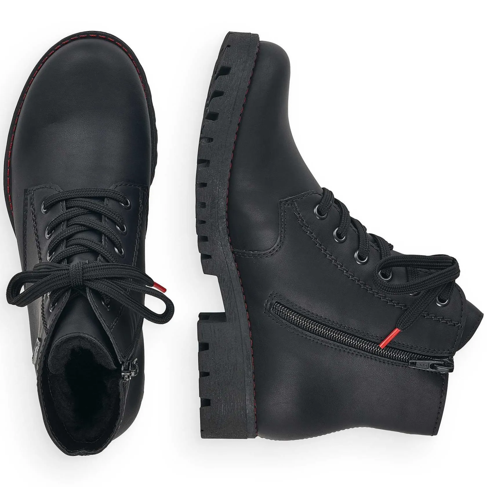 Rieker Ankle Boots & Boots-Women'S Corded Boots Deep Black