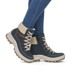 Rieker Ankle Boots & Boots-Women'S Corded Boots Dark Blue