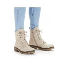 Rieker Ankle Boots & Boots-Women'S Corded Boots Light Beige