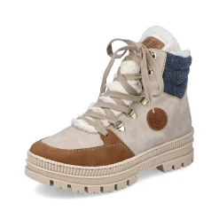 Rieker Ankle Boots & Boots-Women'S Corded Boots Beige Noisette