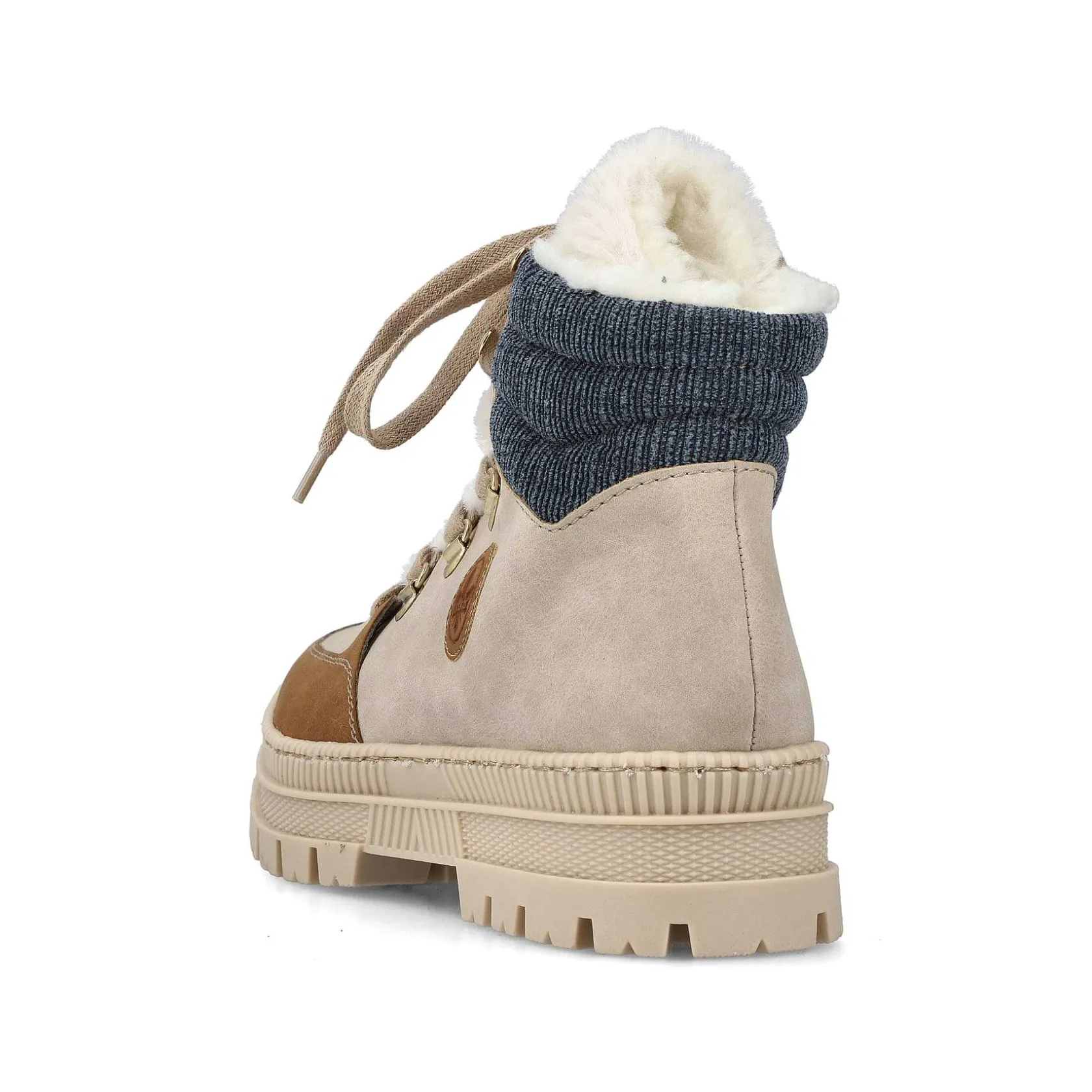 Rieker Ankle Boots & Boots-Women'S Corded Boots Beige Noisette