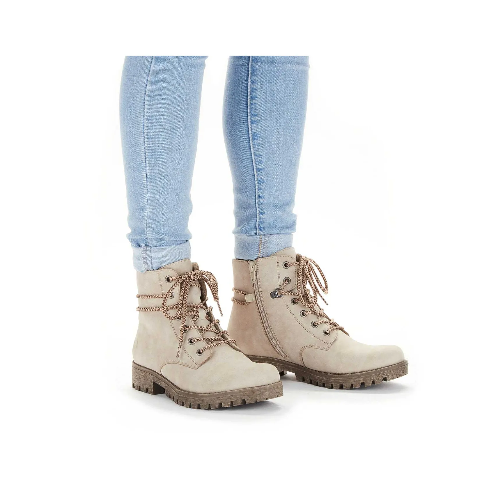 Rieker Ankle Boots & Boots-Women'S Corded Boots Light Beige