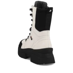 Rieker Ankle Boots & Boots-Women'S Corded Boots Snow-White Deep-Black