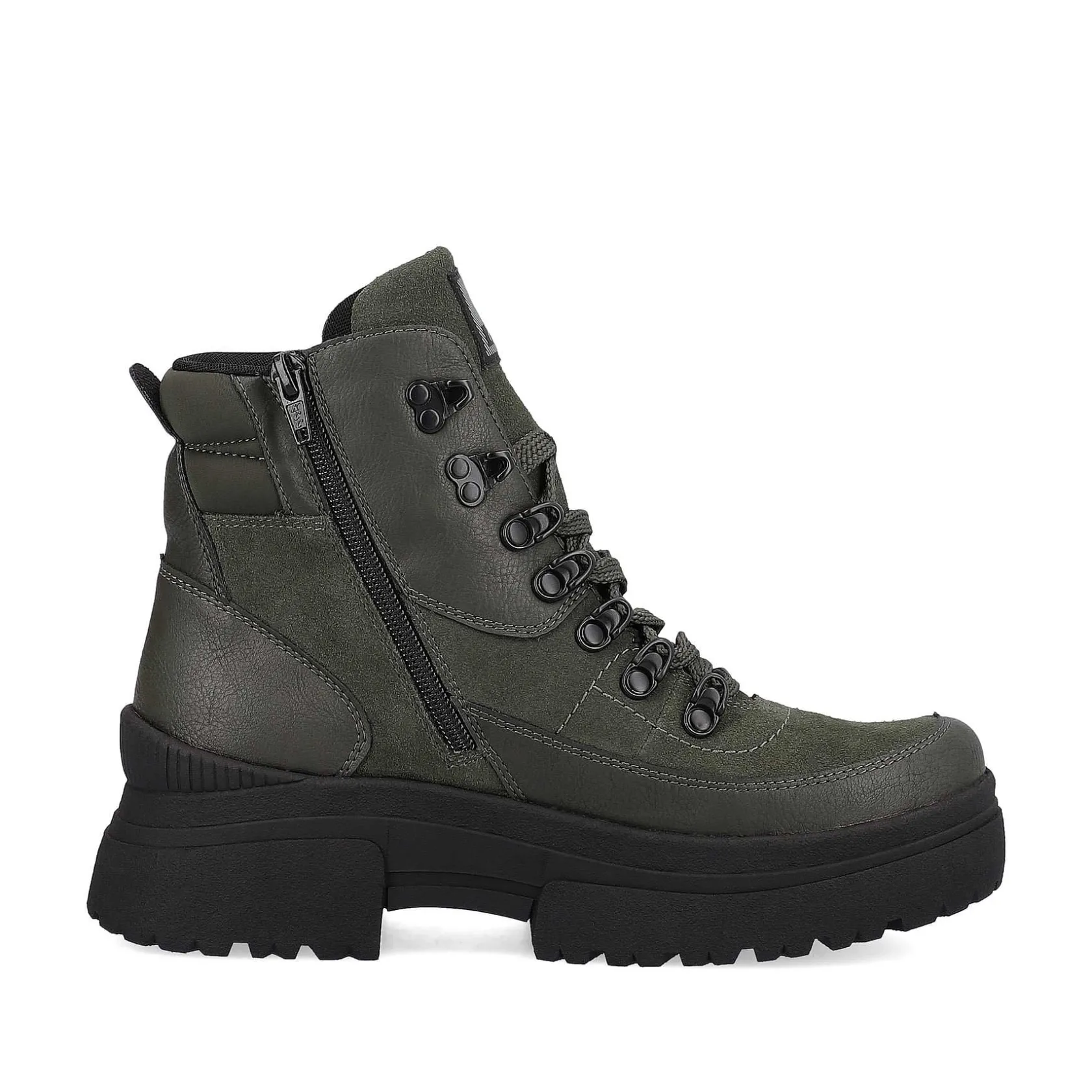Rieker Ankle Boots & Boots-Women'S Corded Boots Army Green Black
