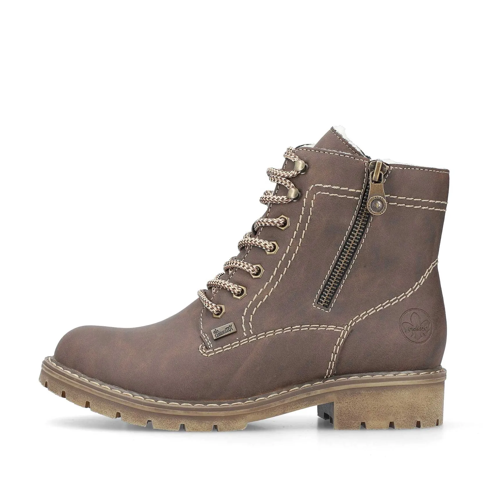 Rieker Ankle Boots & Boots-Women'S Corded Boots Chocolate Brown