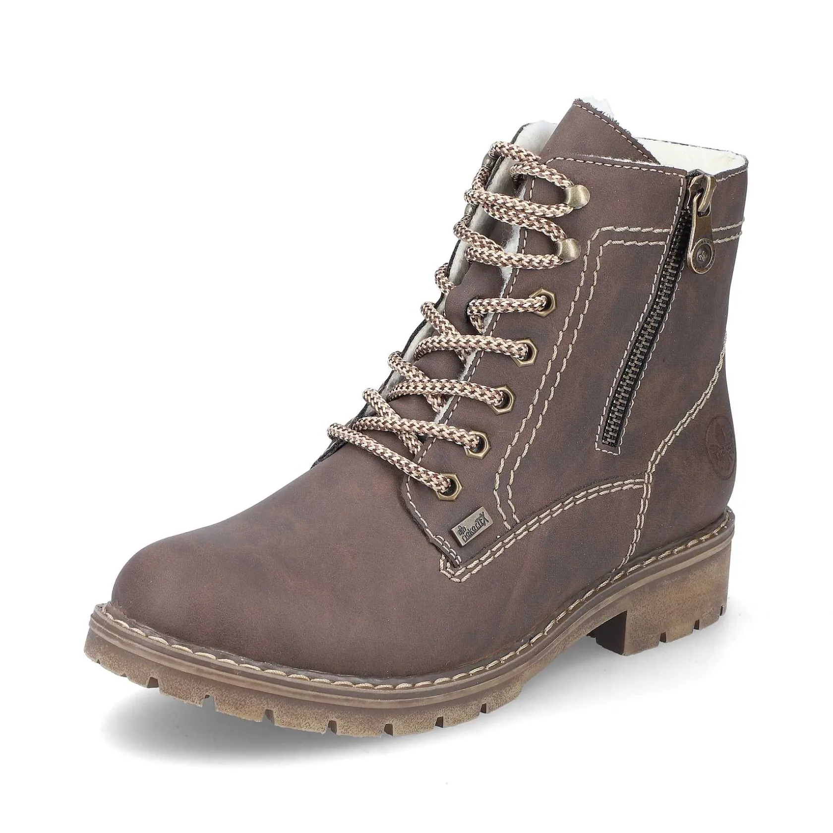 Rieker Ankle Boots & Boots-Women'S Corded Boots Chocolate Brown
