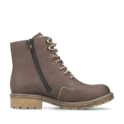 Rieker Ankle Boots & Boots-Women'S Corded Boots Chocolate Brown