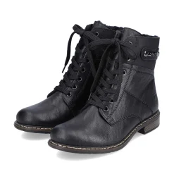 Rieker Ankle Boots & Boots-Women'S Corded Boots Deep Black