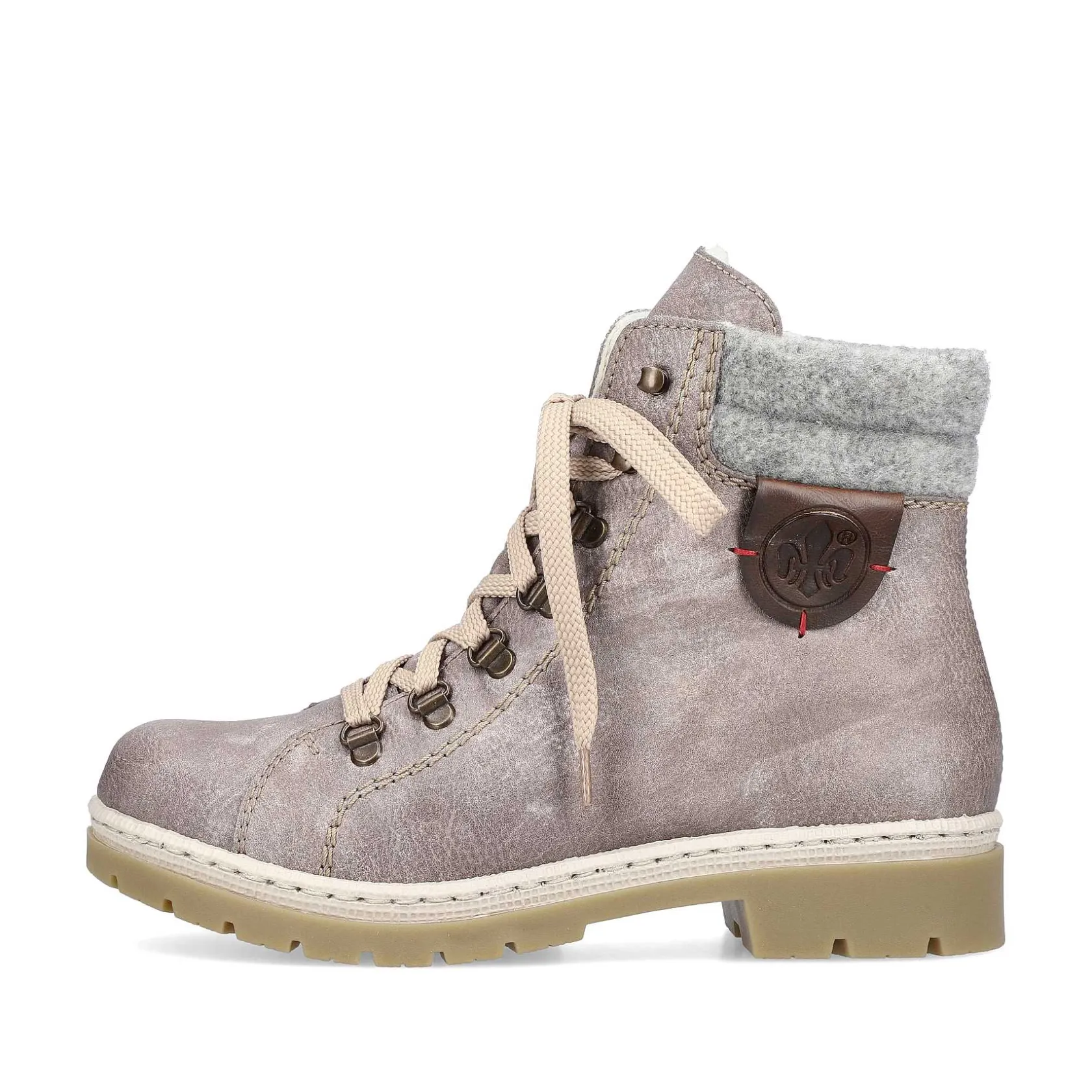 Rieker Ankle Boots & Boots-Women'S Corded Boots Platinum Gray