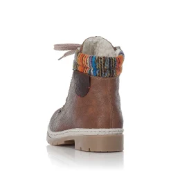 Rieker Ankle Boots & Boots-Women'S Corded Boots, Nut Brown