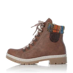 Rieker Ankle Boots & Boots-Women'S Corded Boots, Nut Brown