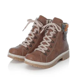 Rieker Ankle Boots & Boots-Women'S Corded Boots, Nut Brown