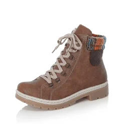 Rieker Ankle Boots & Boots-Women'S Corded Boots, Nut Brown