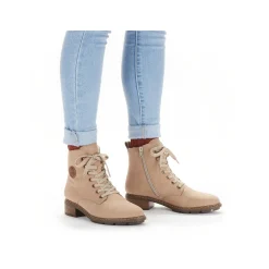 Rieker Ankle Boots & Boots-Women'S Corded Boots Sand Beige