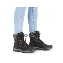 Rieker Ankle Boots & Boots-Women'S Corded Boots Deep Black