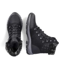 Rieker Ankle Boots & Boots-Women'S Corded Boots Deep Black