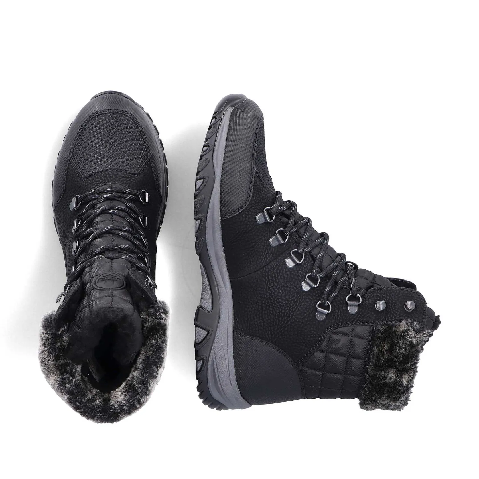 Rieker Ankle Boots & Boots-Women'S Corded Boots Deep Black